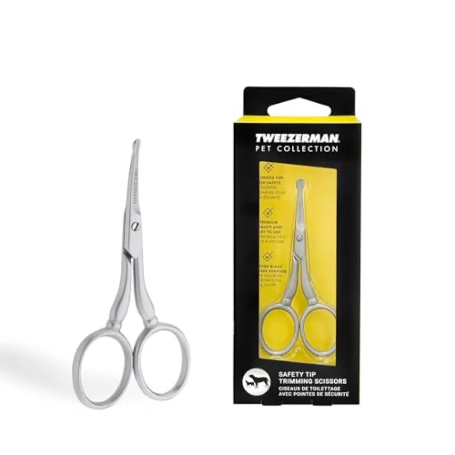 Pet Grooming Scissors, Stainless Steel Rounded Tip Trimming Shears for Dogs and Cats
Pet Grooming Scissors, Stainless Steel Rounded Tip Trimming Shears for Dogs and Cats