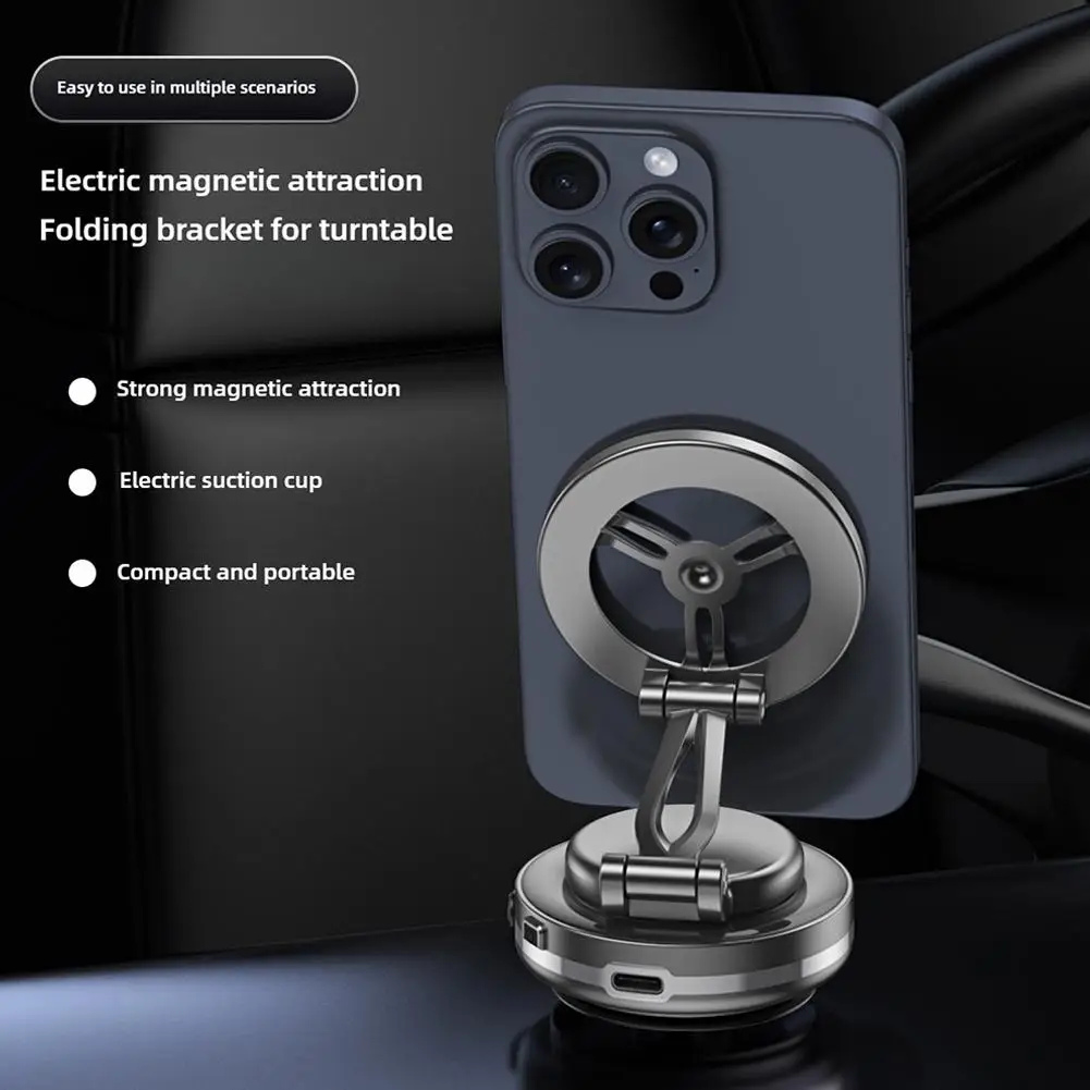 360 Rotating Electric Vacuum Suction Cup Magnetic Phone Holder Car Navigation Holder Desktop Foldable Magnetic Adsorption S V3F0
360 Rotating Electric Vacuum Suction Cup Magnetic Phone Holder Car Navigation Holder Desktop Foldable Magnetic Adsorption S V3F0