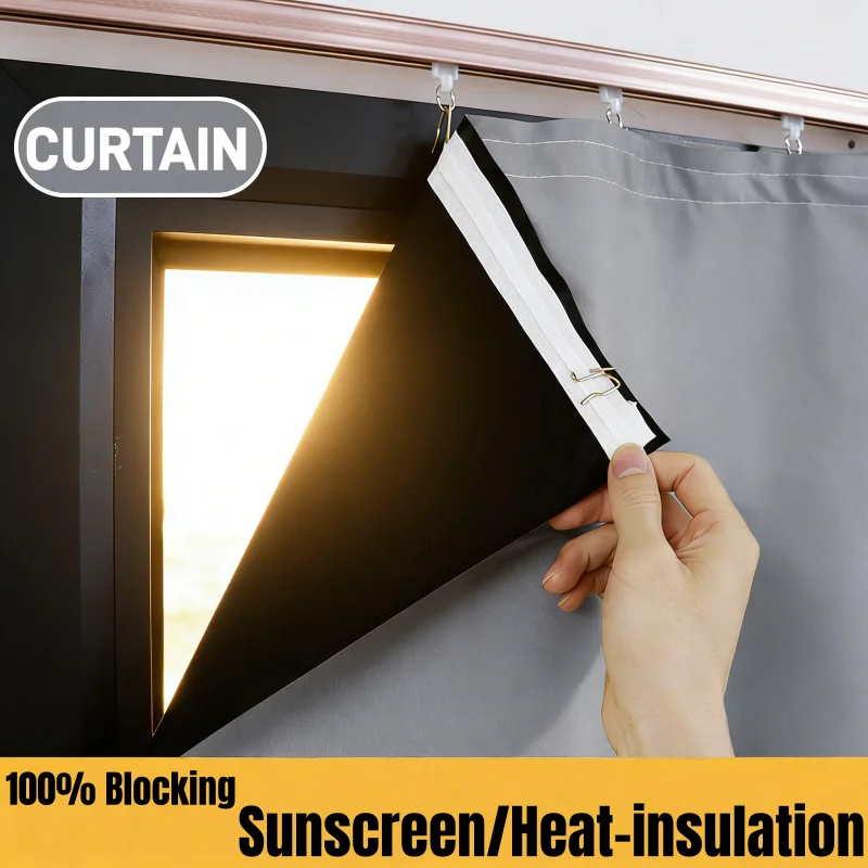 100% Blackout Curtains Thermal Insulated Window Curtains with S Hooks Uv-Resistant Privacy Curtain for Bedroom Living Room
100% Blackout Curtains Thermal Insulated Window Curtains with S Hooks Uv-Resistant Privacy Curtain for Bedroom Living Room
