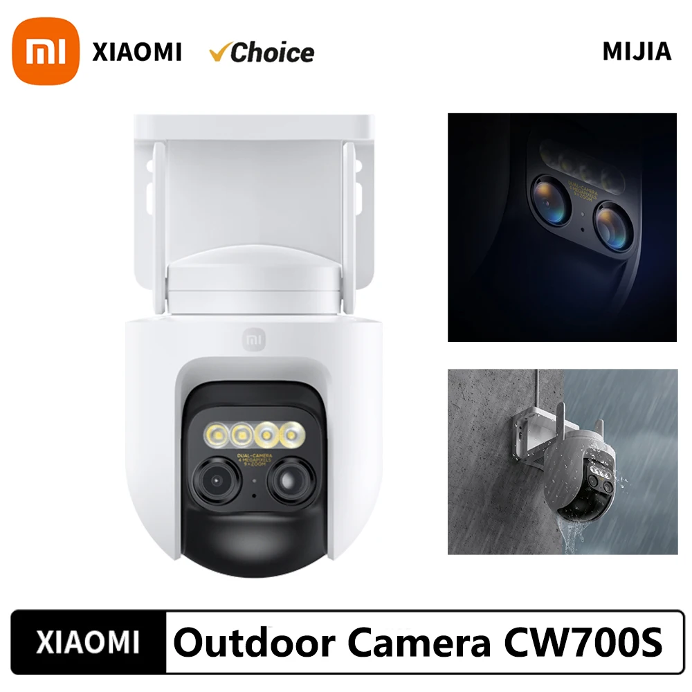NEW Xiaomi Outdoor Camera CW700S 2.5K CCTV Full-Color Night Vision WiFi 4 Million Pixel IP66 Smart Home Sound And Light Warning-
NEW Xiaomi Outdoor Camera CW700S 2.5K CCTV Full-Color Night Vision WiFi 4 Million Pixel IP66 Smart Home Sound And Light Warning-