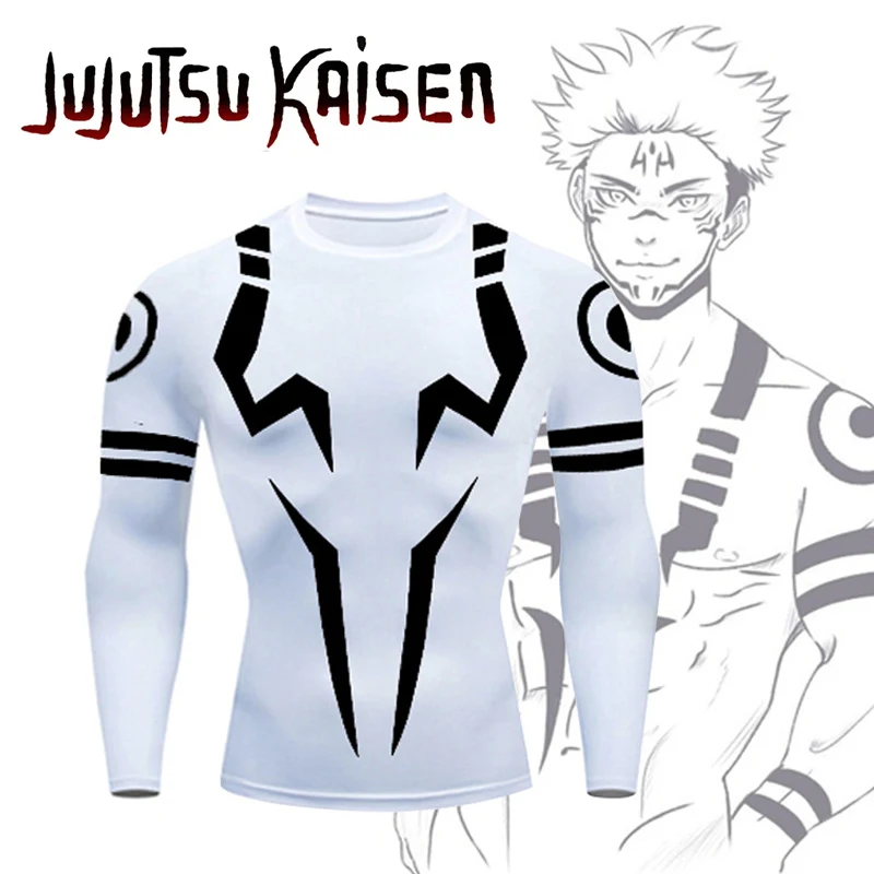 Jujutsu Kaisen Sukuna Man Compression Shirt Casual Long Sleeve T-Shirt Men Fitness Top Sports Quick Dry Bodybuilding Sportswear
Jujutsu Kaisen Sukuna Man Compression Shirt Casual Long Sleeve T-Shirt Men Fitness Top Sports Quick Dry Bodybuilding Sportswear