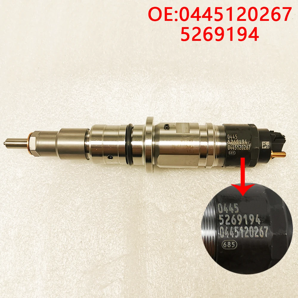 Original High Quality New For 0445120267 5269194 Common Rail Injector For Mercedes-Benz
Original High Quality New For 0445120267 5269194 Common Rail Injector For Mercedes-Benz