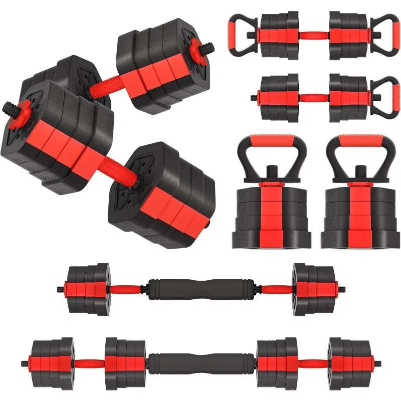 VIVITORY Dumbbell Sets Adjustable Weights, Free Weights with Connector, Non-Rolling Adjustable Dumbbell Set
VIVITORY Dumbbell Sets Adjustable Weights, Free Weights with Connector, Non-Rolling Adjustable Dumbbell Set