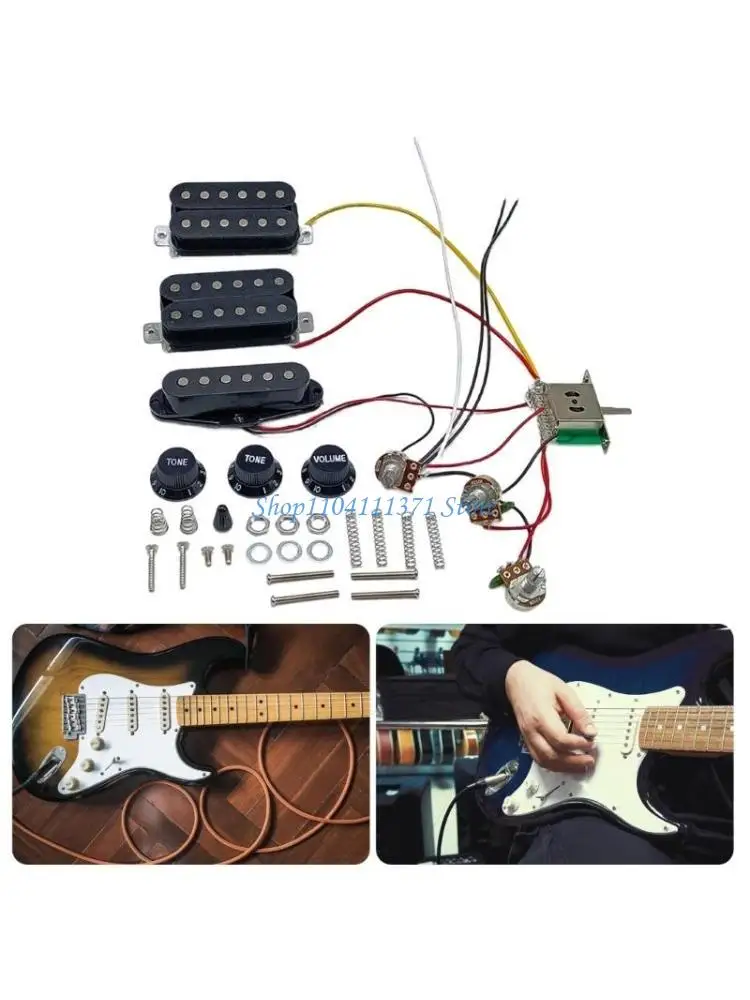 P9FC Guitar Pickup Set Prewired Wiring Harness for Easy Installation and Great Tone
P9FC Guitar Pickup Set Prewired Wiring Harness for Easy Installation and Great Tone