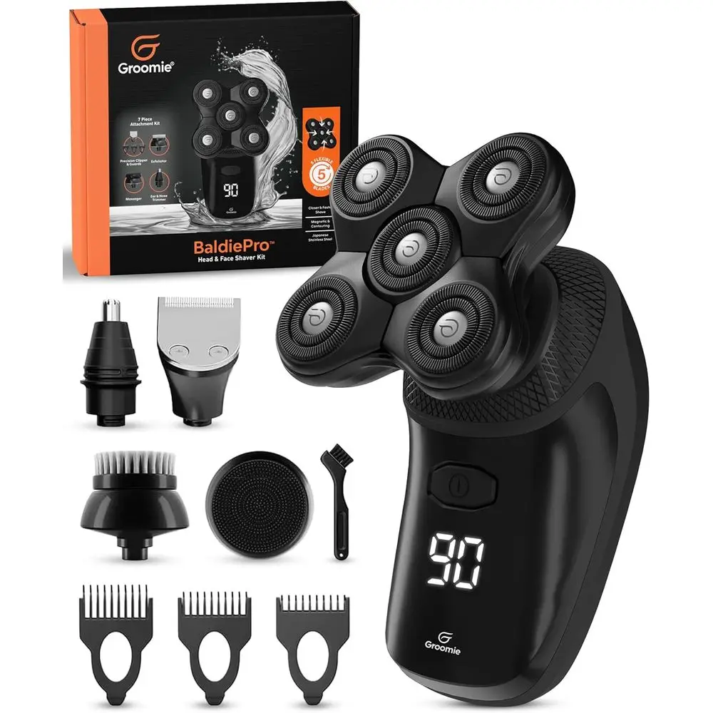 Ergonomic Waterproof Electric Shaver for Men - Rotary Hair Trimmer for Smooth Shaves
Ergonomic Waterproof Electric Shaver for Men - Rotary Hair Trimmer for Smooth Shaves