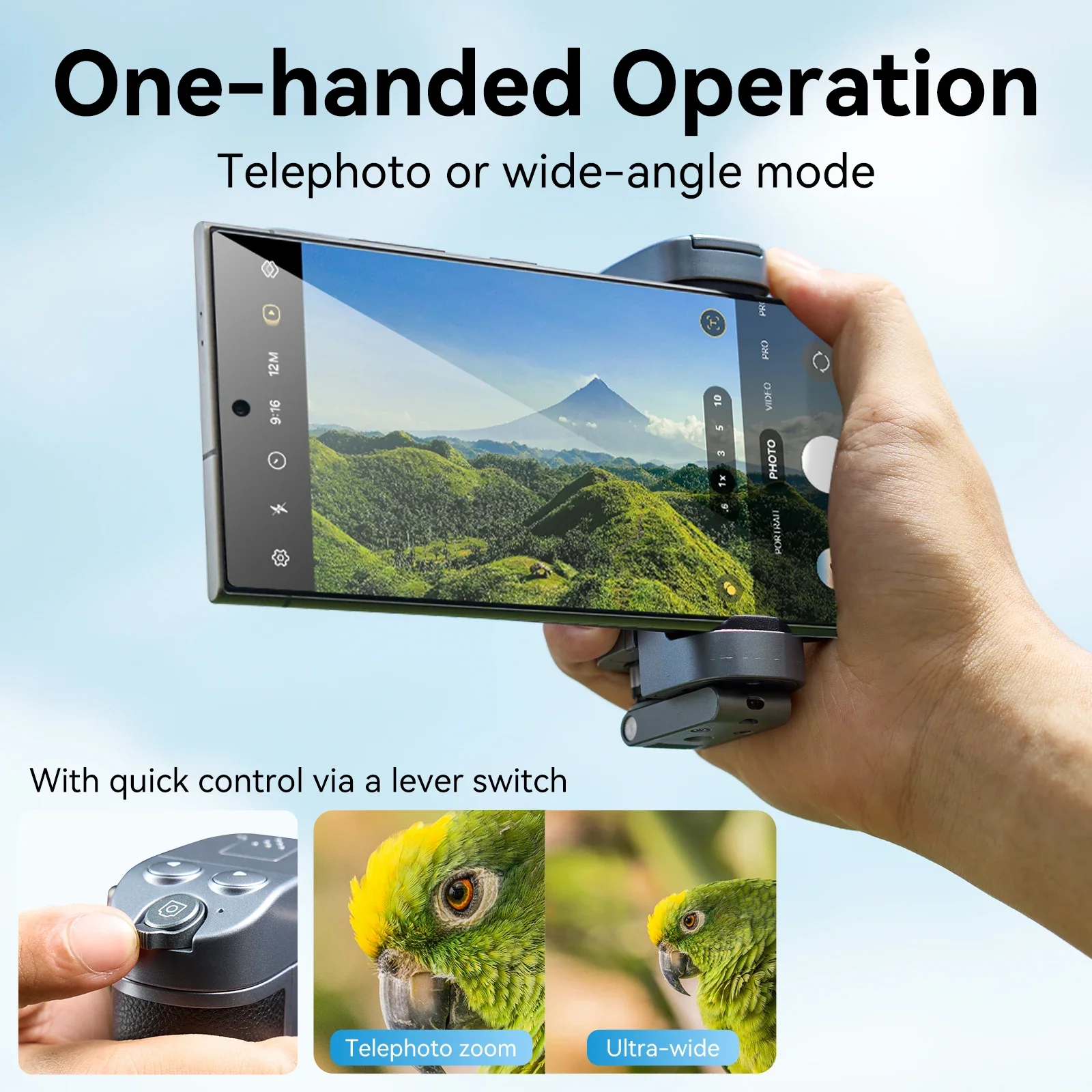 TELESIN Smartphone Camera Grip 10M Remote Control Shooting Foldable Selfie stick Multi-function Selfie Tool
TELESIN Smartphone Camera Grip 10M Remote Control Shooting Foldable Selfie stick Multi-function Selfie Tool