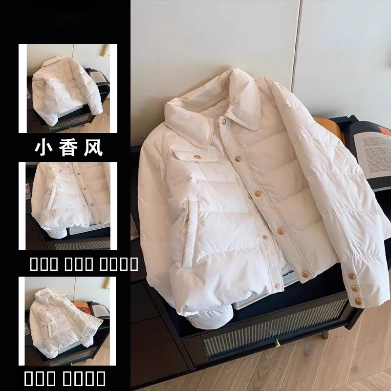 Faionable White Gold Button Cotton Jaet Women's Winter Coat Small Fraance Sle Long Sve Zipper Closure Stand Collar
Faionable White Gold Button Cotton Jaet Women's Winter Coat Small Fraance Sle Long Sve Zipper Closure Stand Collar