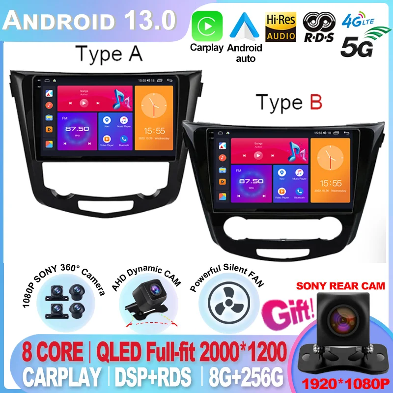For Nissan X-TRAIL X Trail T32 Qashqai 2 J11 2013-2017 Car Radio Multimedia Autoradio 2 Din Android 13 Carplay Gps Dvd Netfli
For Nissan X-TRAIL X Trail T32 Qashqai 2 J11 2013-2017 Car Radio Multimedia Autoradio 2 Din Android 13 Carplay Gps Dvd Netfli