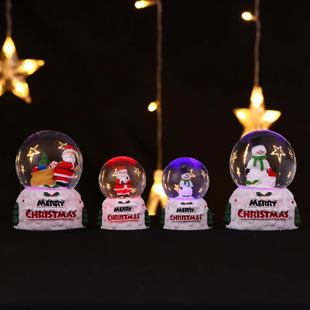 Christmas Crystal Ball Globe Santa Clause Clear Glass Luminous Xmas naments Resin Child Holiday Supplies Warm Lighting
Christmas Crystal Ball Globe Santa Clause Clear Glass Luminous Xmas naments Resin Child Holiday Supplies Warm Lighting