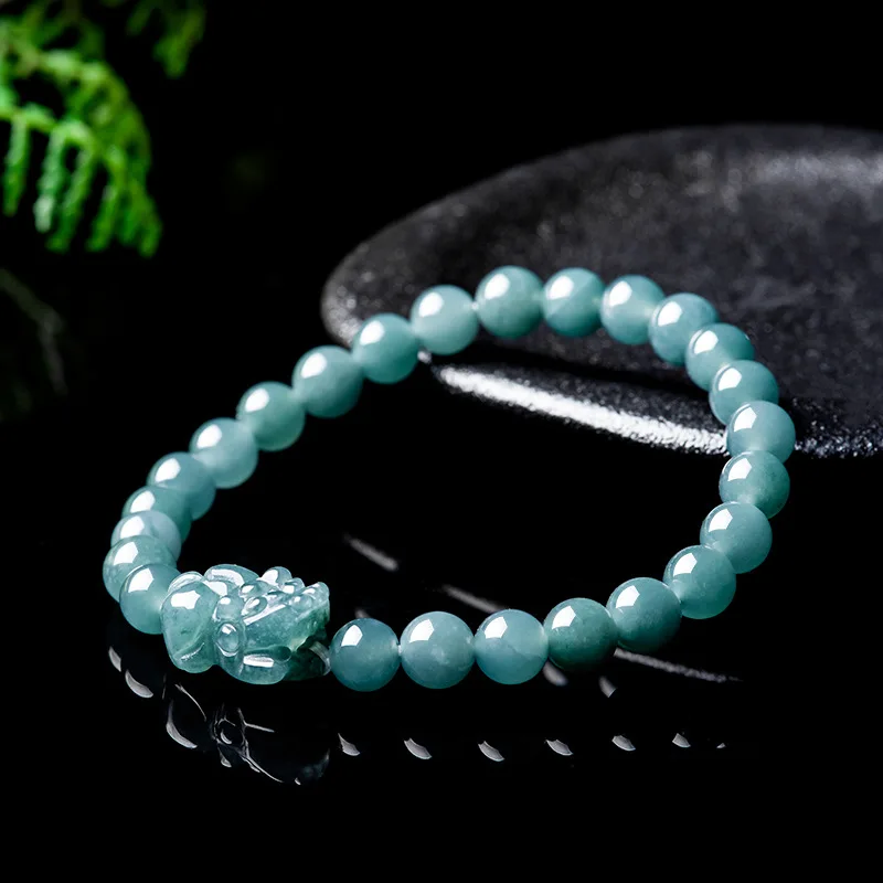 Myanmar Jadeite Pixiu Bracelet Luxury Gifts for Women Carved Gemstone Natural Burmese Jade Vintage Fashion Accessories Bangle
Myanmar Jadeite Pixiu Bracelet Luxury Gifts for Women Carved Gemstone Natural Burmese Jade Vintage Fashion Accessories Bangle