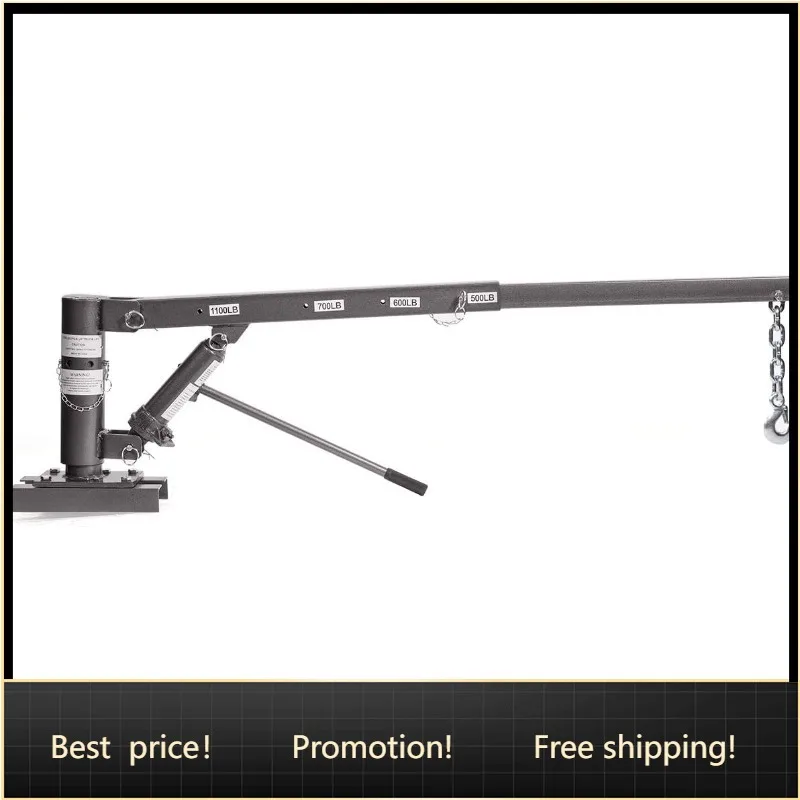 1/2 Ton Capacity Pickup Truck Extra Hoist Lift Load Jib Crane Telescopic Boom 1,100 LBS Extension Lock Position Swivel Base Moun
1/2 Ton Capacity Pickup Truck Extra Hoist Lift Load Jib Crane Telescopic Boom 1,100 LBS Extension Lock Position Swivel Base Moun