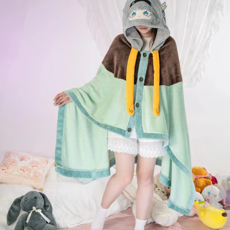 Игра Honkai Star Rail Robin Firefly Aventurine Feixia, одеяло с кондиционером, костюм для косплея, накидка с капюшоном, мягкий теплый плащ, подарки
Игра Honkai Star Rail Robin Firefly Aventurine Feixia, одеяло с кондиционером, костюм для косплея, накидка с капюшоном, мягкий теплый плащ, подарки