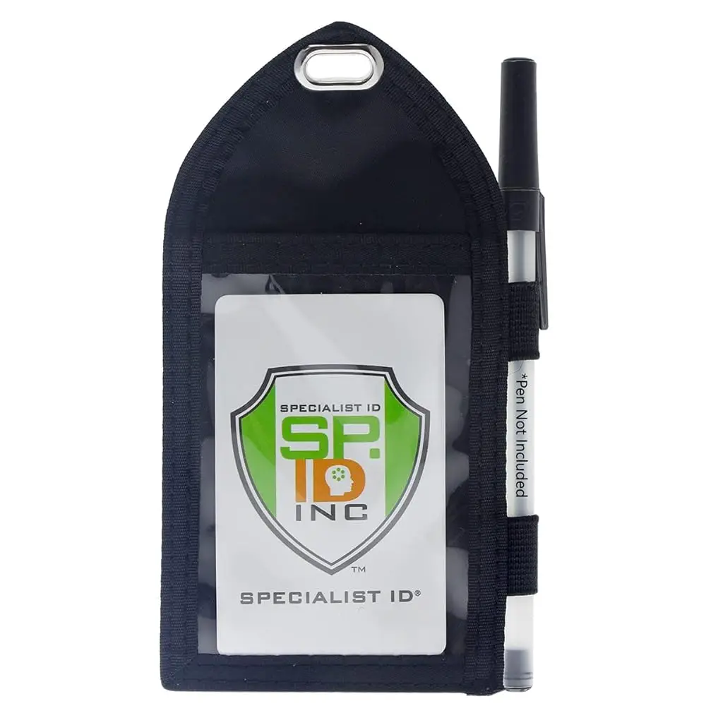 2 Pack - Heavy Duty Badge Wallet with Pen Loop Holder - Double Pocket Key Card Holder - Clear Front Display Window - Secure B
2 Pack - Heavy Duty Badge Wallet with Pen Loop Holder - Double Pocket Key Card Holder - Clear Front Display Window - Secure B
