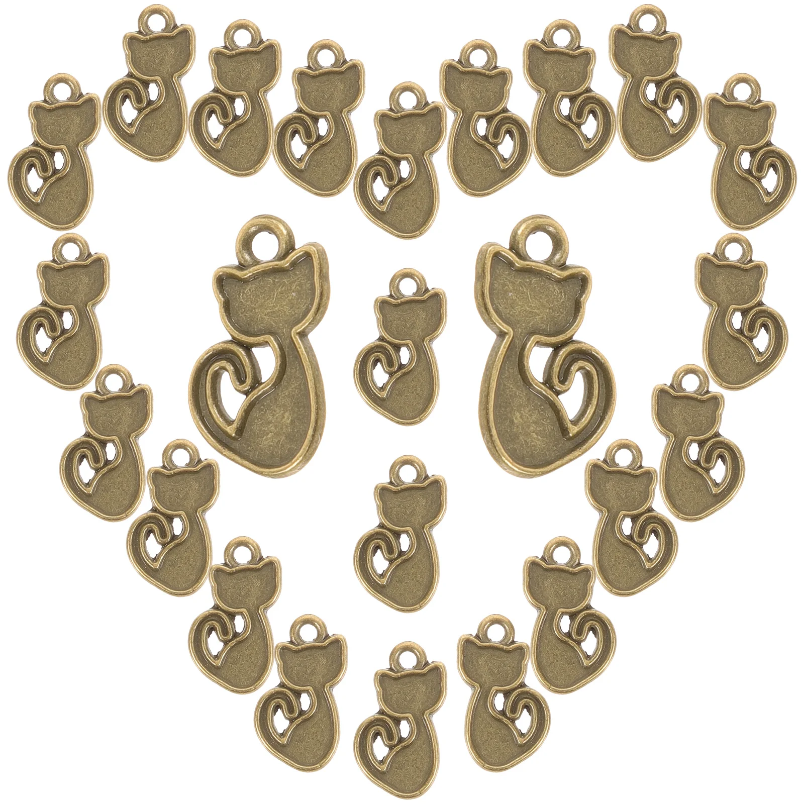 100pcs Vintage Cat Charms Cell Phone Pendant Ornaments Alloy DIY Jewelry Supplies Necklace Pendants Bracelet Accessories Craft
100pcs Vintage Cat Charms Cell Phone Pendant Ornaments Alloy DIY Jewelry Supplies Necklace Pendants Bracelet Accessories Craft