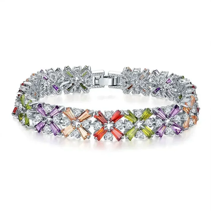 New Rose Gold Color Mona Lisa Zircon Bracelet for Women Crystal from Austrian Multicolor CZ Stones Special Store
New Rose Gold Color Mona Lisa Zircon Bracelet for Women Crystal from Austrian Multicolor CZ Stones Special Store