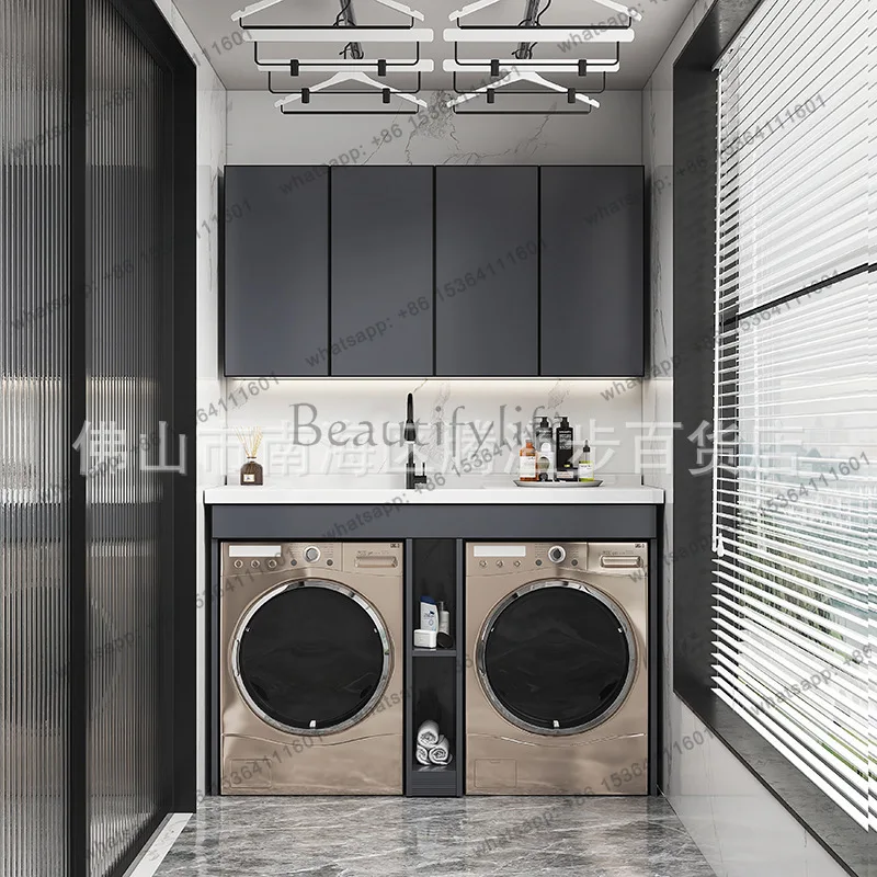 Nordic Creative Washing Machine Cabinet Modern Balcony Hand Wash Trough Basin Cabinet Bathroom Furniture
Nordic Creative Washing Machine Cabinet Modern Balcony Hand Wash Trough Basin Cabinet Bathroom Furniture