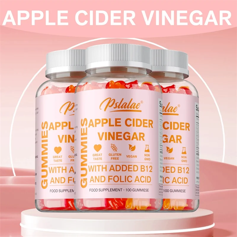 Apple Cider Vinegar Gummies - Supports Metabolism and Energy Levels, Improves Digestion, Enhances Absorption, Non-GMO
Apple Cider Vinegar Gummies - Supports Metabolism and Energy Levels, Improves Digestion, Enhances Absorption, Non-GMO