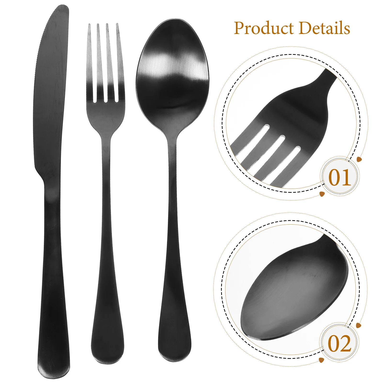 1Set Stainless Steel Travel Flatware Portable Cutlery Spoon Fork Knife Reusable Utensils for Outdoor Camping Picnic Office
1Set Stainless Steel Travel Flatware Portable Cutlery Spoon Fork Knife Reusable Utensils for Outdoor Camping Picnic Office