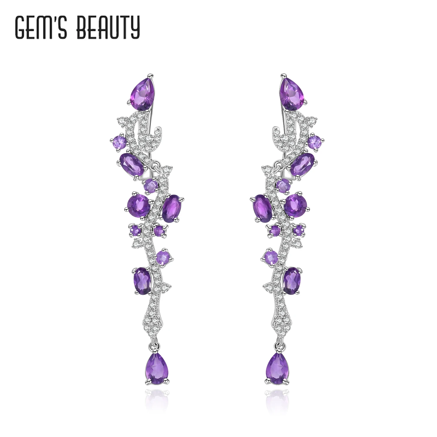 GEM'S BEAUTY Boutique Jewelry Earrings Womens Handmade Earrings Pendant Earrings 925 Sterling Silver Lock Earrings The Best Gift
GEM'S BEAUTY Boutique Jewelry Earrings Womens Handmade Earrings Pendant Earrings 925 Sterling Silver Lock Earrings The Best Gift