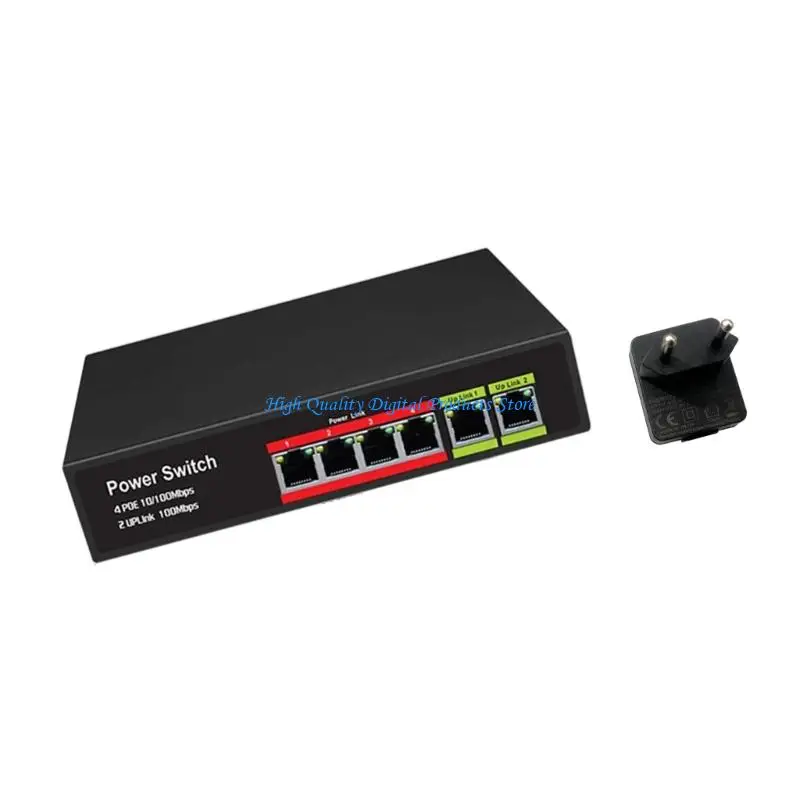 U2JE 4 Port POE Switches 48V Power Over Ethernet Strong Iron Housing Internet Switches Easy to Use for Security Camera Systems
U2JE 4 Port POE Switches 48V Power Over Ethernet Strong Iron Housing Internet Switches Easy to Use for Security Camera Systems