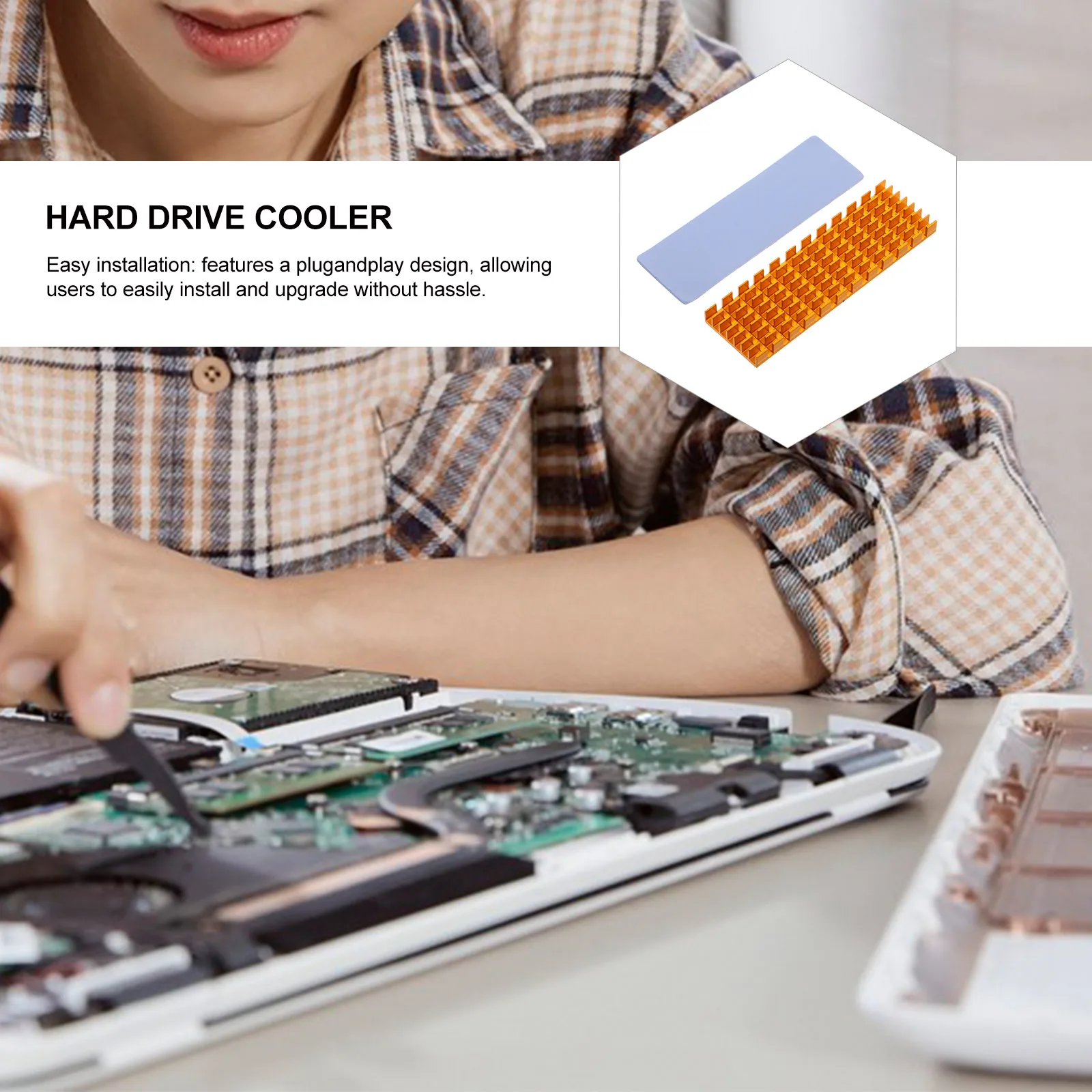 Heat Sink Solid State Drive Heatsink for SSD Device M2 NVME PCIe 2280 Cooler Laptop Computer Heat Sinks High Speed Transfer
Heat Sink Solid State Drive Heatsink for SSD Device M2 NVME PCIe 2280 Cooler Laptop Computer Heat Sinks High Speed Transfer