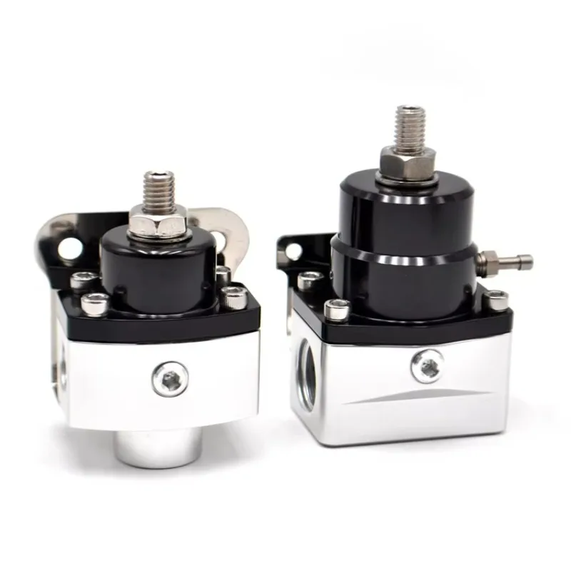 Racing Aluminum Universal Adjustable Fuel Injection Fuel Pressure Regulator
Racing Aluminum Universal Adjustable Fuel Injection Fuel Pressure Regulator