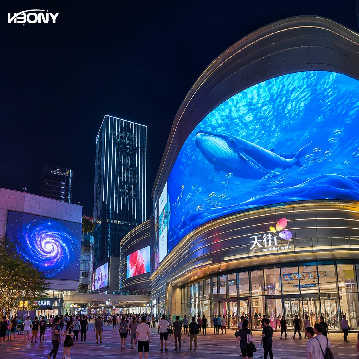 High Brightness P10 Outdoor Fixed LED Display IP65 Waterproof Advertising Billboard Digital Signage for Building Wall
High Brightness P10 Outdoor Fixed LED Display IP65 Waterproof Advertising Billboard Digital Signage for Building Wall