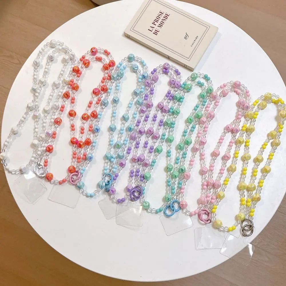Bag Chain Beaded Crossbody Phone Chain Anti Loss Long-style Mobile Phone Crossbody Strap Candy Color Universal Phone Neck Straps
Bag Chain Beaded Crossbody Phone Chain Anti Loss Long-style Mobile Phone Crossbody Strap Candy Color Universal Phone Neck Straps
