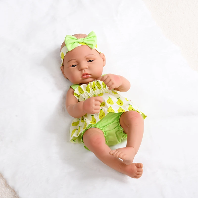 40cm Pretty Reborn Dolls Children's Toys Waterproof Baby Dolls Full Silicone Lifelike Real Companion Gift for Boy Girl
40cm Pretty Reborn Dolls Children's Toys Waterproof Baby Dolls Full Silicone Lifelike Real Companion Gift for Boy Girl