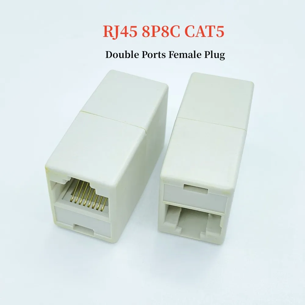 1/2/5Pcs RJ45 8P8C CAT5 Network ConnectorCoupler For Extension Broadband Ethernet Network LAN Cable Joiner Extender Adapter Fema
1/2/5Pcs RJ45 8P8C CAT5 Network ConnectorCoupler For Extension Broadband Ethernet Network LAN Cable Joiner Extender Adapter Fema