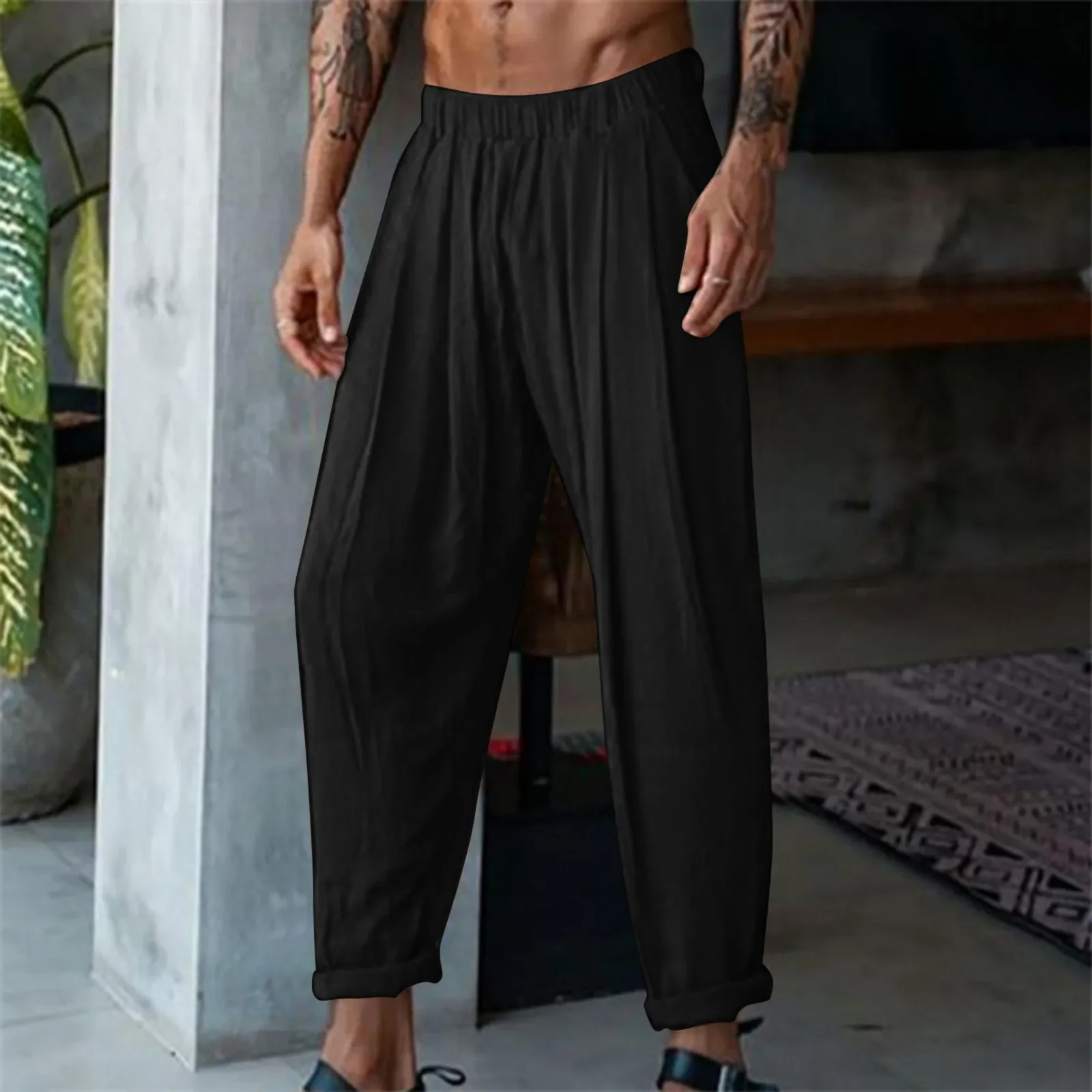 Men'S Solid Color Holiday Casual Pants Men'S Sweatpants Men'S Clothing Soft And Comfortable Home Pants Male Gym Summer Pants
Men'S Solid Color Holiday Casual Pants Men'S Sweatpants Men'S Clothing Soft And Comfortable Home Pants Male Gym Summer Pants