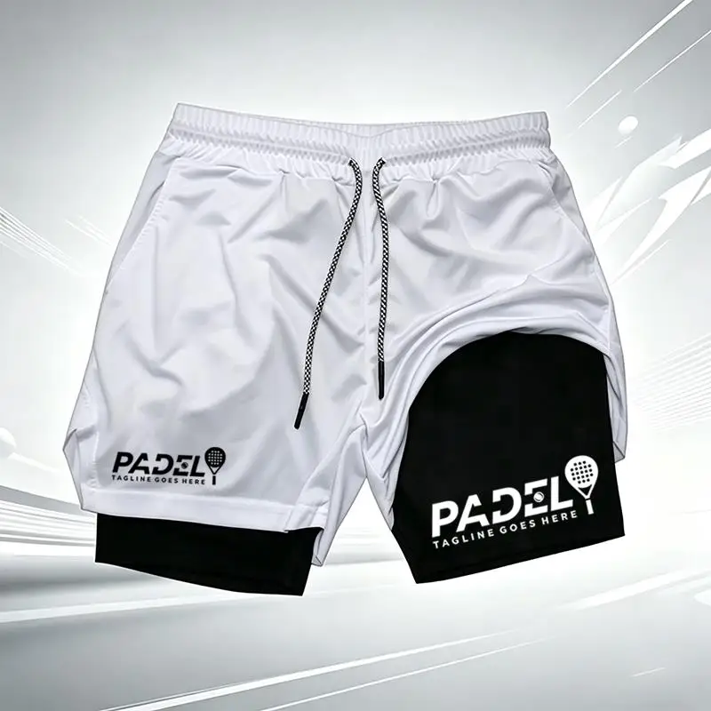 Padel Tennis 2-in-1 Performance Shorts Men's Quick Dry Anti-Chafe Compression Liner for Sports and Gym Training wx217
Padel Tennis 2-in-1 Performance Shorts Men's Quick Dry Anti-Chafe Compression Liner for Sports and Gym Training wx217