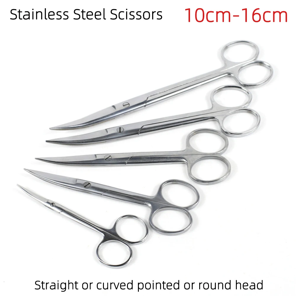 Stainless Steel Gauze Scissors with Straight Pointed Safety Round Head e lbows for Laboratory Wire Cutting and Animal scissors
Stainless Steel Gauze Scissors with Straight Pointed Safety Round Head e lbows for Laboratory Wire Cutting and Animal scissors