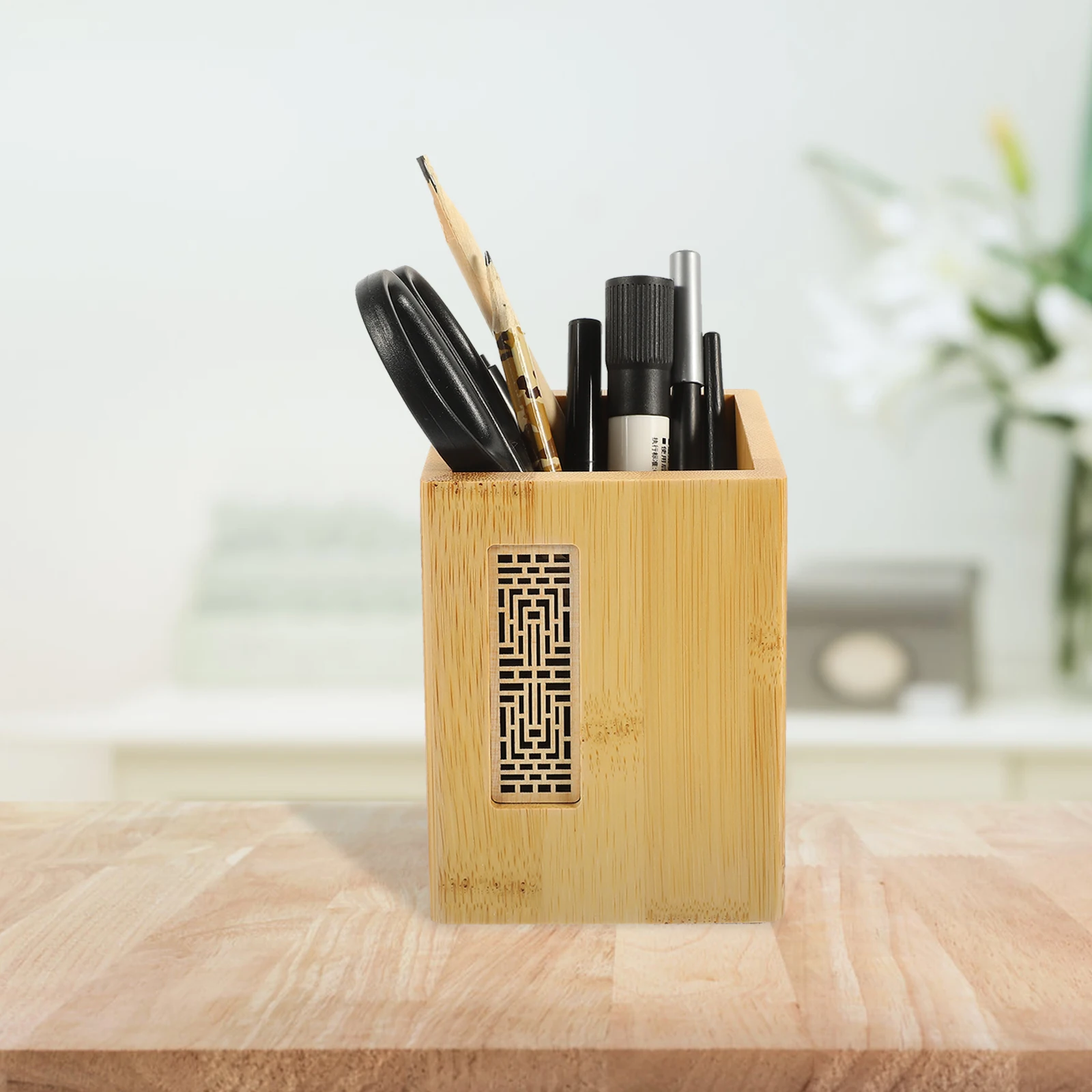 Pen Storage Box Container Desk Pencil Holder Work for Office Organizer Pens Stationery Wood Markers
Pen Storage Box Container Desk Pencil Holder Work for Office Organizer Pens Stationery Wood Markers