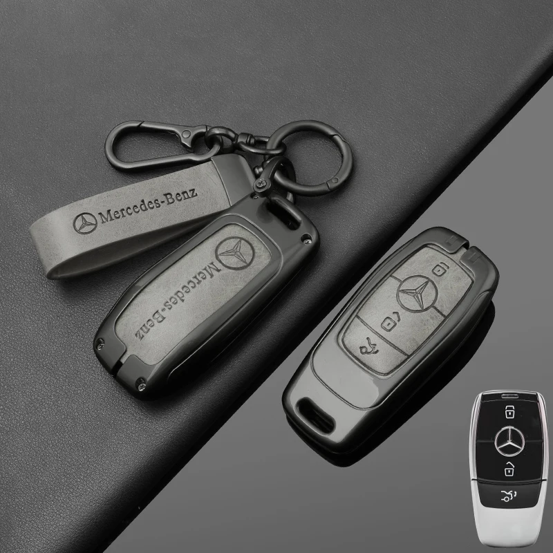Leather Car Smart Remote Key Cover Alloy Protector For Mercedes Benz W205 W206 W204 W213 W177 W223 W247 GLC GLA CLA GLB GLS X253
Leather Car Smart Remote Key Cover Alloy Protector For Mercedes Benz W205 W206 W204 W213 W177 W223 W247 GLC GLA CLA GLB GLS X253