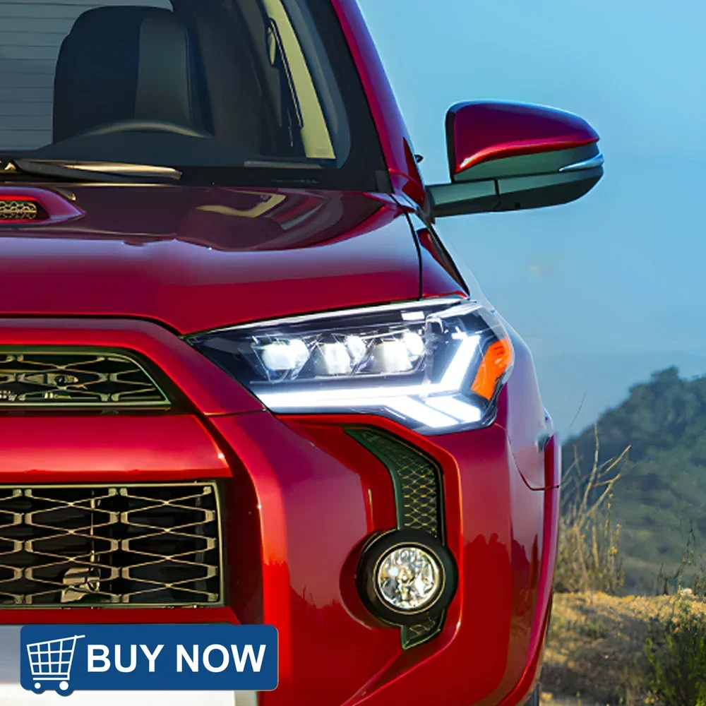 Автоматическая фара для Toyota 4Runner 2014-2021, автомобильная фара, новое обновление, светодиодный проектор, аксессуары для дневных ходовых огней с тремя объективами
Автоматическая фара для Toyota 4Runner 2014-2021, автомобильная фара, новое обновление, светодиодный проектор, аксессуары для дневных ходовых огней с тремя объективами