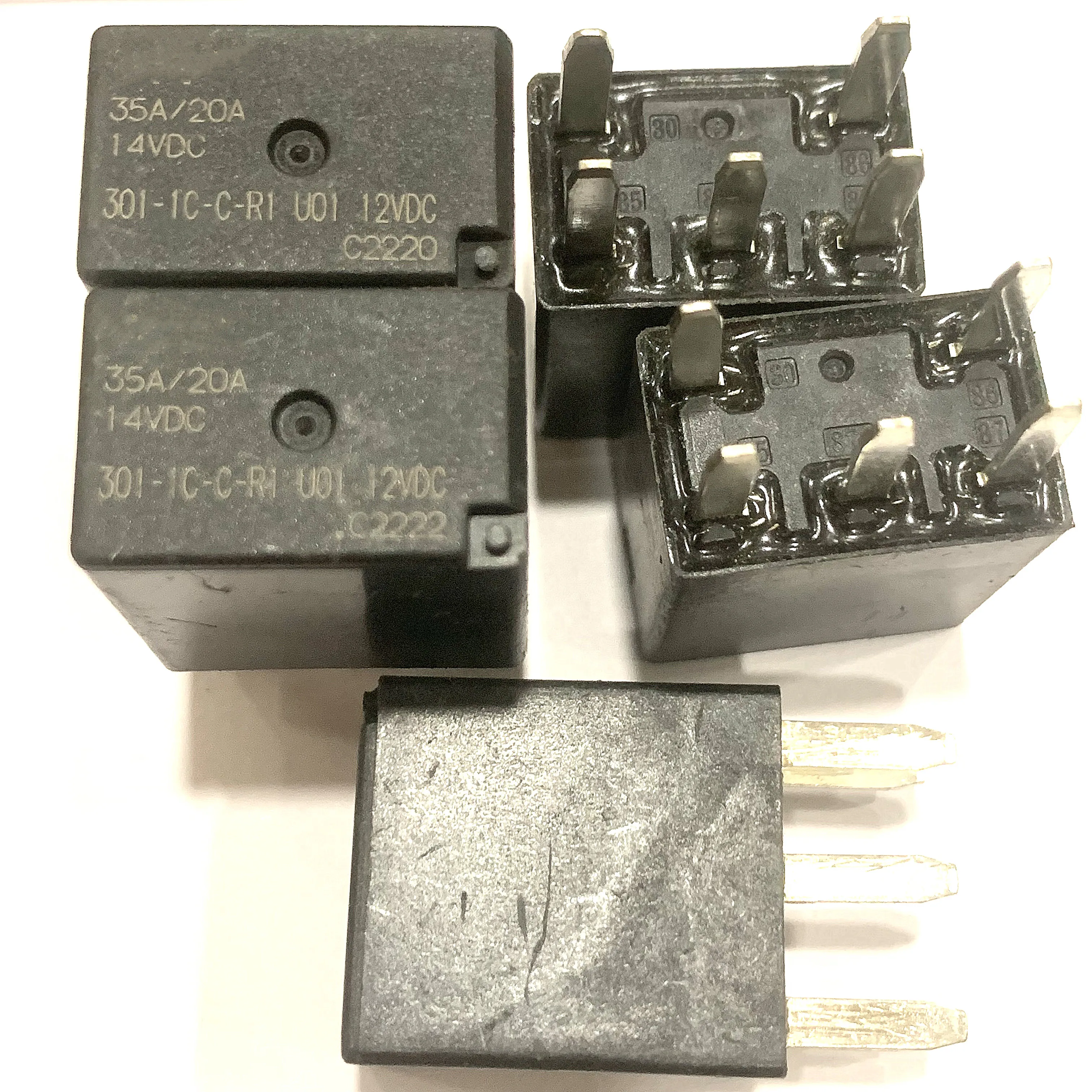 2PCS Original New 301-1C-C-R1 24VDC 301-1C-C-R1-U02-24VDC 5PINS 20A/15A/24VDC 301-1C-C-R1 12VDC 35A/20A Automotive Relays
2PCS Original New 301-1C-C-R1 24VDC 301-1C-C-R1-U02-24VDC 5PINS 20A/15A/24VDC 301-1C-C-R1 12VDC 35A/20A Automotive Relays