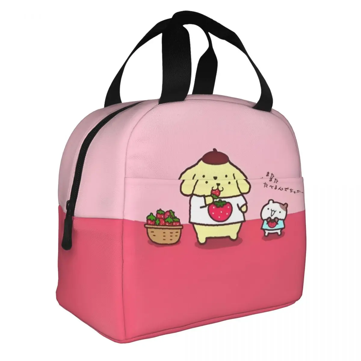 Изолированная сумка для ланча Pom Purin с клубникой, сумка-холодильник, контейнер для еды, герметичный Ланч-бокс, сумка-тоут для мужчин и женщин, для путешествий в колледже
Изолированная сумка для ланча Pom Purin с клубникой, сумка-холодильник, контейнер для еды, герметичный Ланч-бокс, сумка-тоут для мужчин и женщин, для путешествий в колледже