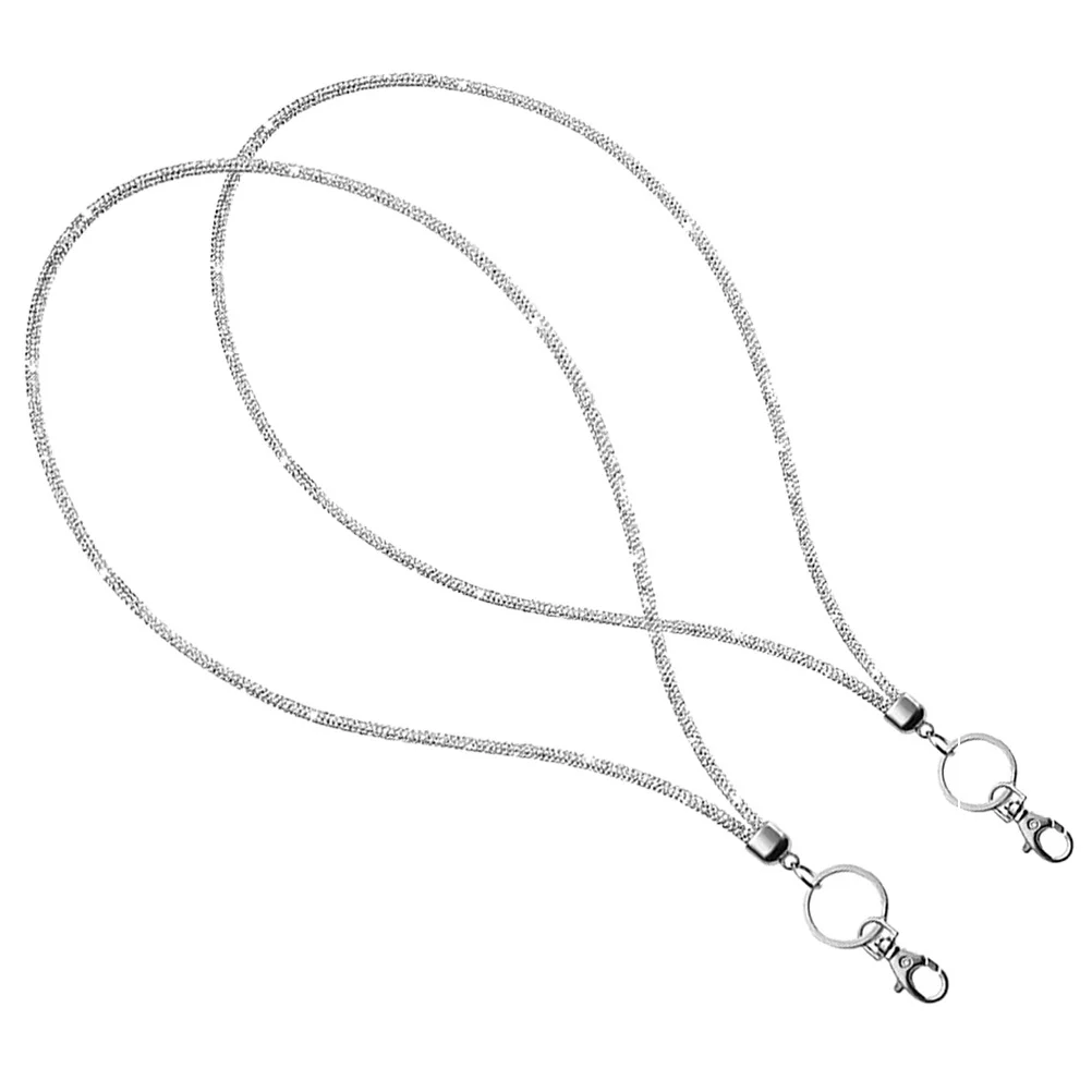 2Pcs Rhinestone Office Keychain Lanyard Id Badge Holder Nurse Student Phone Strap Fashionable Anti-Lost Jewelry Lanyard
2Pcs Rhinestone Office Keychain Lanyard Id Badge Holder Nurse Student Phone Strap Fashionable Anti-Lost Jewelry Lanyard