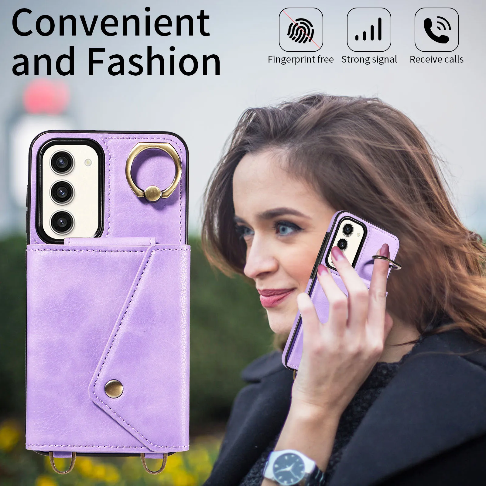 Wristband card insertion phone protective case PU Inclusive Protective Cover for Samsung Galaxy S24 Ultra S23 Plus S22 S21 FE
Wristband card insertion phone protective case PU Inclusive Protective Cover for Samsung Galaxy S24 Ultra S23 Plus S22 S21 FE