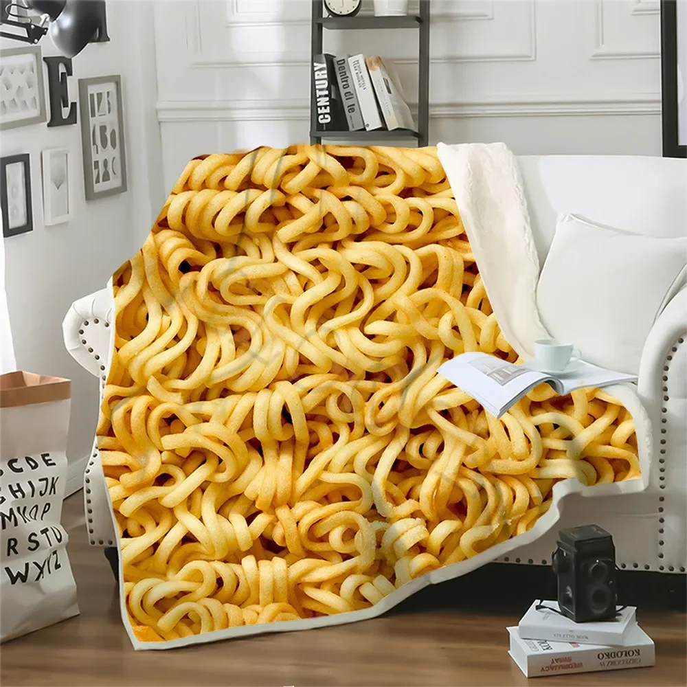 CLOOCL Fashion Blanket Delicious Noodles 3D Printed Adult Kid Quilt for Bedding Cover Sofa Travel Office Character Throw Blanket
CLOOCL Fashion Blanket Delicious Noodles 3D Printed Adult Kid Quilt for Bedding Cover Sofa Travel Office Character Throw Blanket