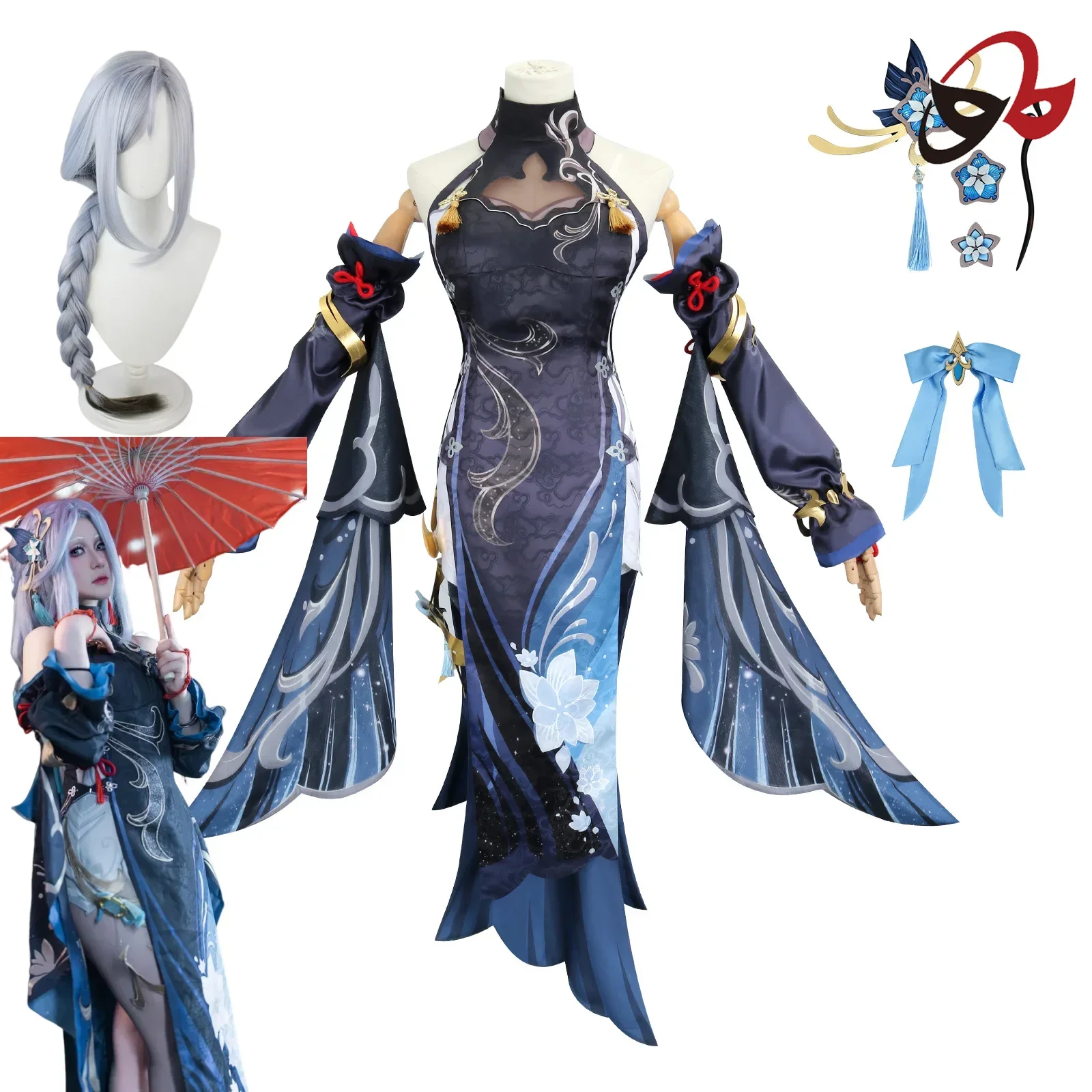 Frostflower Dew Shenhe Genshin Impact взрослый косплей костюм парик комплект аниме Хэллоуин женский игровой персонаж наряд униформа
Frostflower Dew Shenhe Genshin Impact взрослый косплей костюм парик комплект аниме Хэллоуин женский игровой персонаж наряд униформа