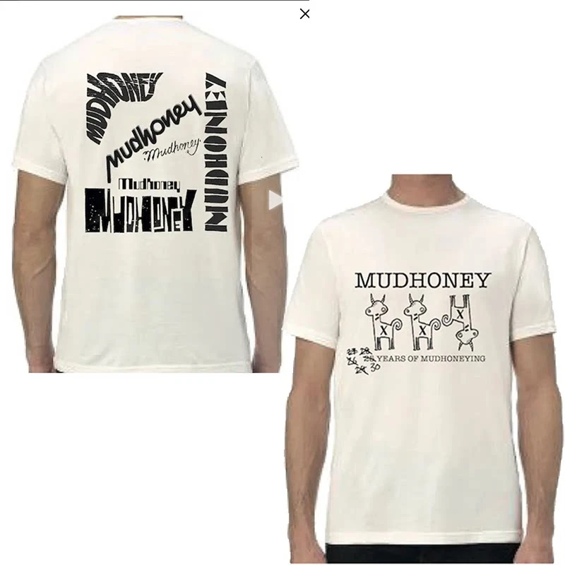 American Oil Stained Rock Band Mudhoney Muddy Honey American Retro Casual Loose Cotton Short-sleeved T-shirt for Men
American Oil Stained Rock Band Mudhoney Muddy Honey American Retro Casual Loose Cotton Short-sleeved T-shirt for Men