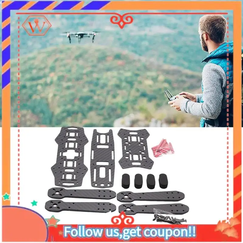 QAV250 V2 Рама из углеродного волокна 4-осевой мини-радиоуправляемый глушитель FPV Квадрокоптер Рама дрона Рама в разобранном виде Простая установка Простота в использовании
QAV250 V2 Рама из углеродного волокна 4-осевой мини-радиоуправляемый глушитель FPV Квадрокоптер Рама дрона Рама в разобранном виде Простая установка Простота в использовании