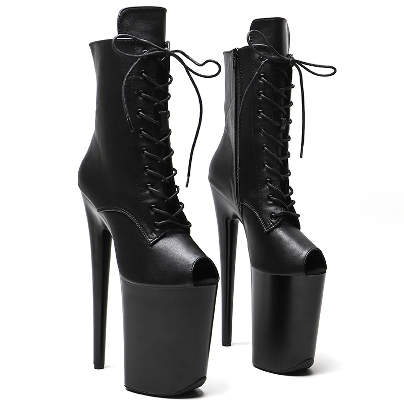 Leecabe 23CM/9inches Matte PU Upper Small Open Toe boots Pole dance shoes High Heels Pole Dance boot 
Leecabe 23CM/9inches Matte PU Upper Small Open Toe boots Pole dance shoes High Heels Pole Dance boot