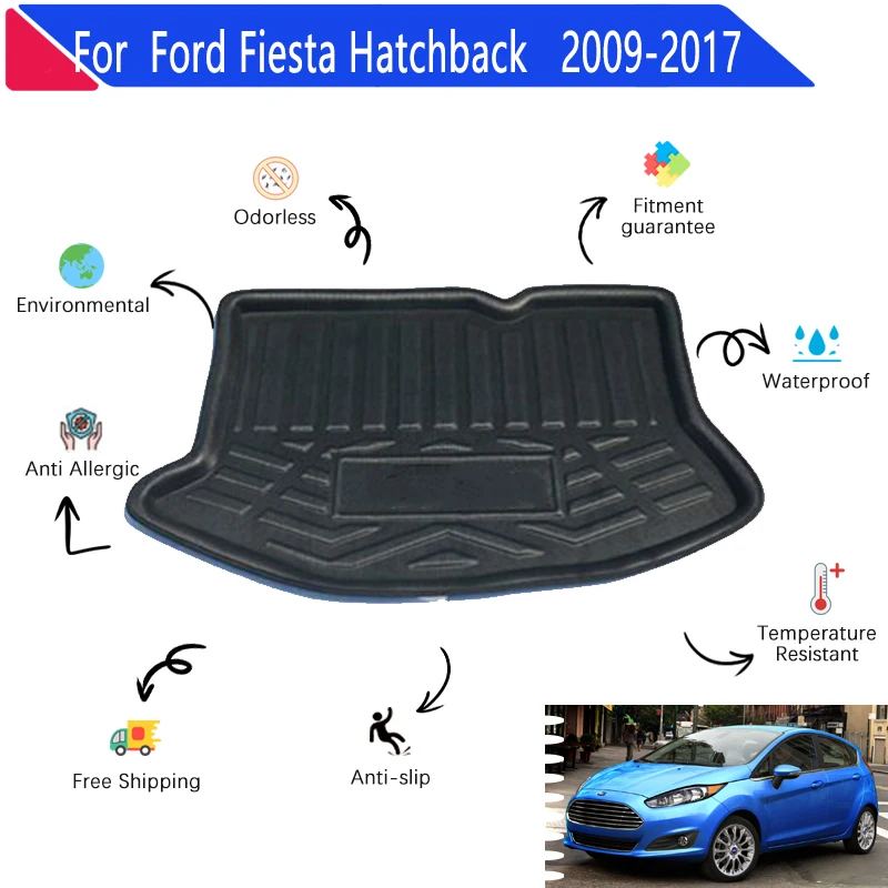 Car Trunk Mats for Ford Fiesta 7 Mk7 Hatchback 2009~2017 3D EVA Material Car Anti-dirty Rear Cargo Tray Trunk Mat Accessories
Car Trunk Mats for Ford Fiesta 7 Mk7 Hatchback 2009~2017 3D EVA Material Car Anti-dirty Rear Cargo Tray Trunk Mat Accessories