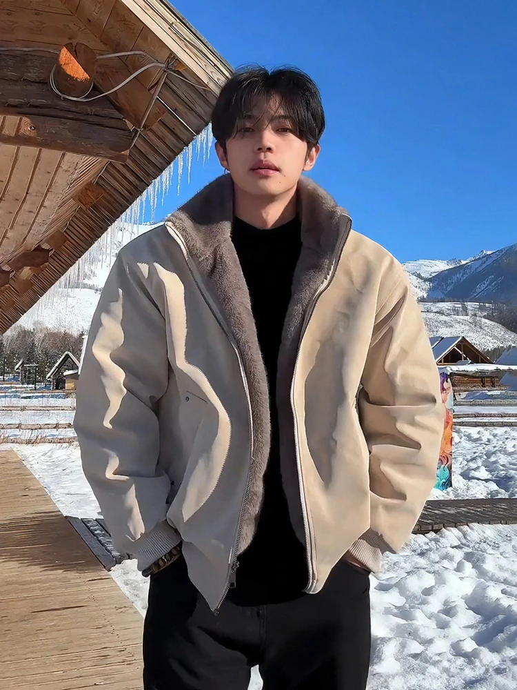 Утепленная зимняя куртка мужская в американском стиле с меховым воротником Mountain Eagle, хлопковая, с флисовой подкладкой, из искусственной кожи
Утепленная зимняя куртка мужская в американском стиле с меховым воротником Mountain Eagle, хлопковая, с флисовой подкладкой, из искусственной кожи