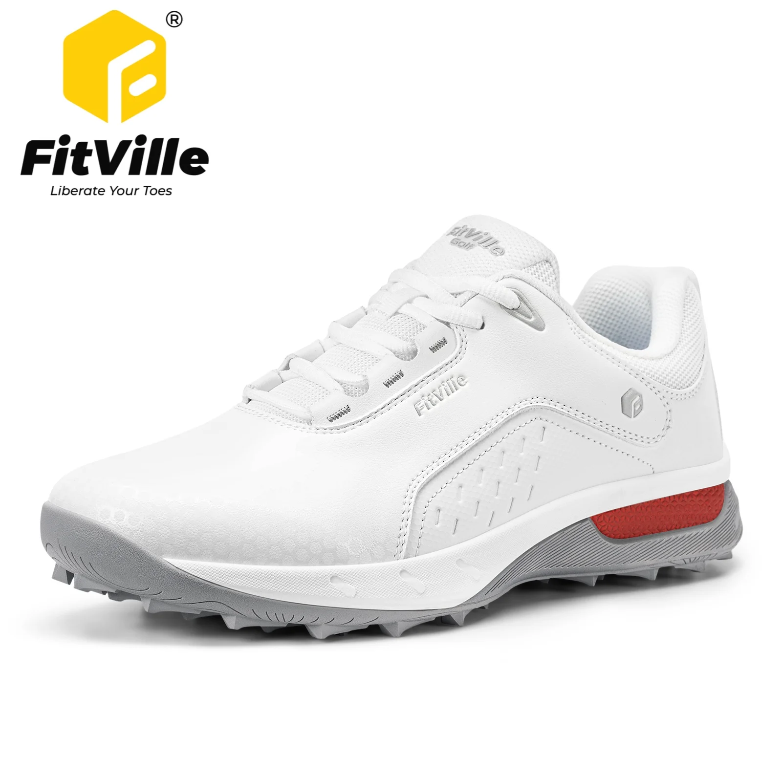 FitVille Men's Golf Shoes Wide Luxury Casual Sneakers Spikeless Anew Golf Shoes for Men Professional Outdoor Water Resistant
FitVille Men's Golf Shoes Wide Luxury Casual Sneakers Spikeless Anew Golf Shoes for Men Professional Outdoor Water Resistant