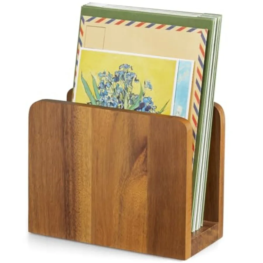Wood Mail Organizer, Mail Holder for Desk, Letter Holder for Countertop, Small Envelope Holder, Desk Organizers and Accessories
Wood Mail Organizer, Mail Holder for Desk, Letter Holder for Countertop, Small Envelope Holder, Desk Organizers and Accessories