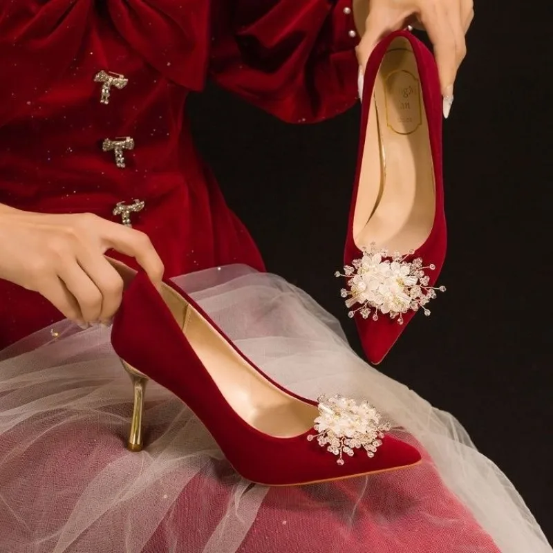 Pearl Rhinestone Temperament High Heels Women's Two-Wear Telephone Single Shoes
Pearl Rhinestone Temperament High Heels Women's Two-Wear Telephone Single Shoes